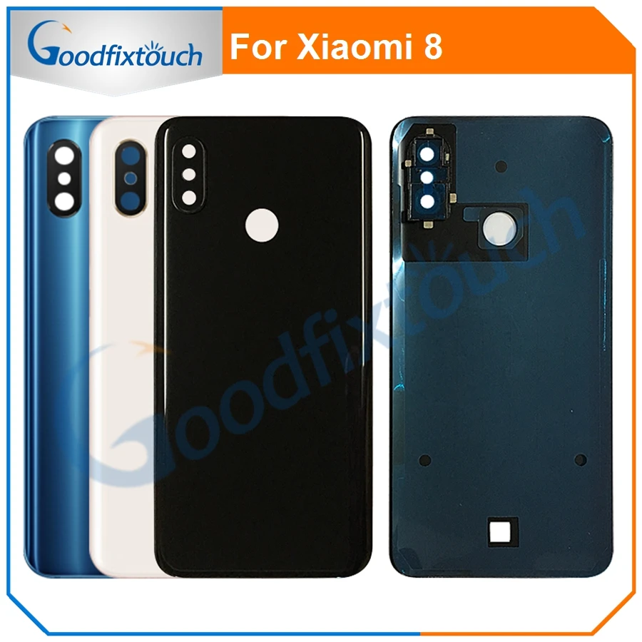 

Стеклянная задняя крышка батарейного отсека для XiaoMi 8 MI8 M8, задняя крышка батарейного отсека, задняя крышка батарейного отсека