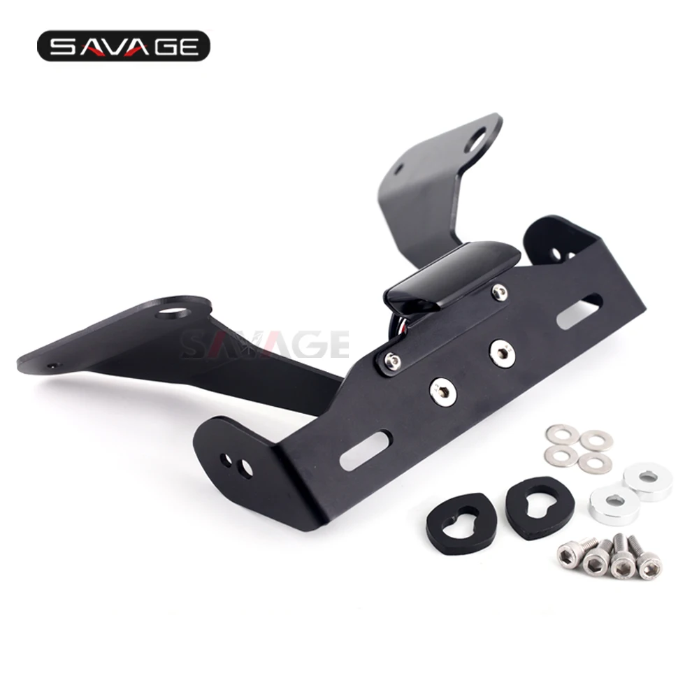 Держатель номерного знака Для DUCATI MONSTER 821 1200/S/R 2014 2018 17 16 15 Светодиодный светильник