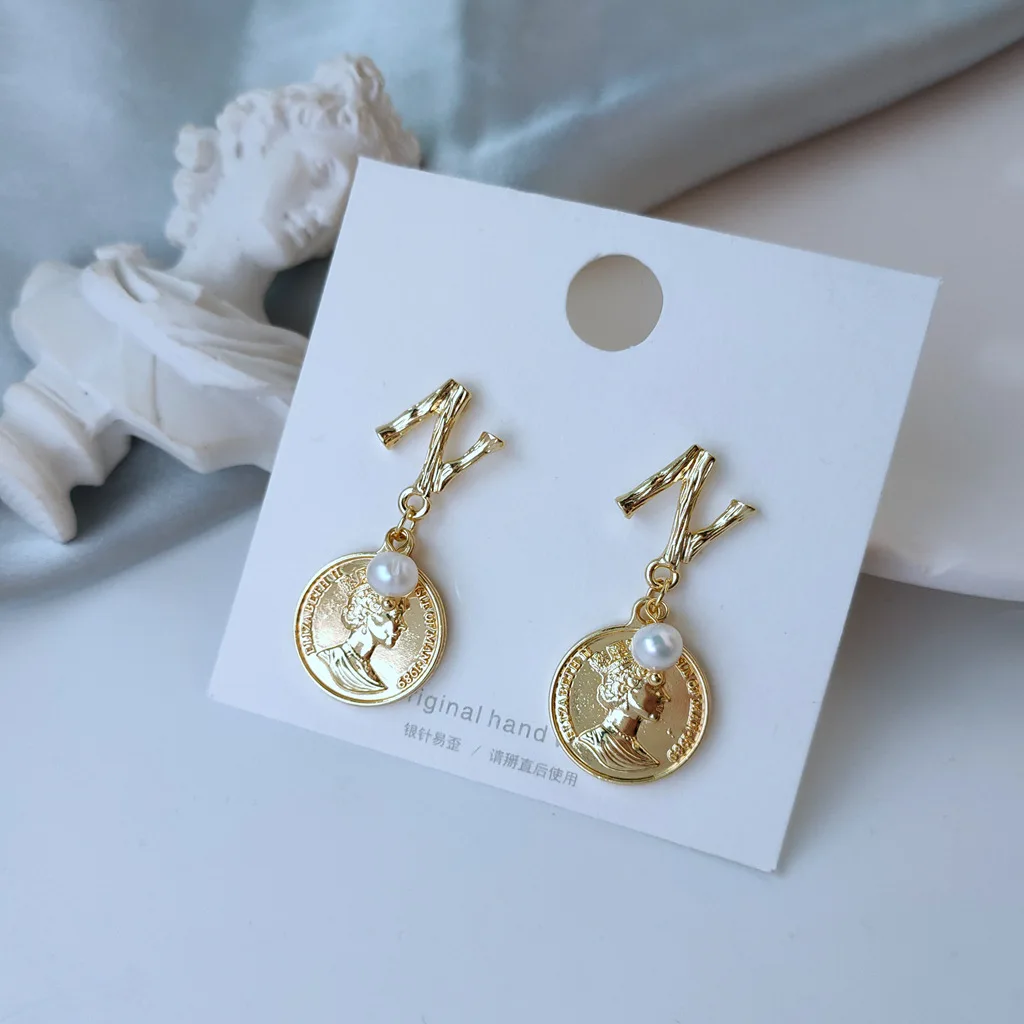 Серьги для женщин модные серьги из натурального пресноводного жемчуга с