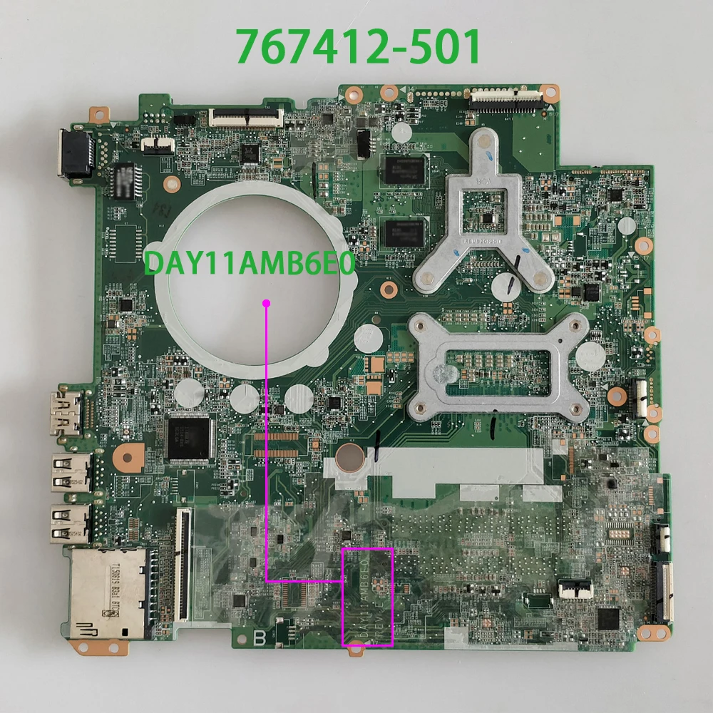 767412-501 767412-001 DAY11AMB6E0 w 840M/2GB GPU i7-4510U CPU для HP 17T-F000 ноутбук ПК материнская плата |
