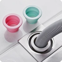 silicone seal ring sewer pipe pest control anti odor deodorant shower drain cover washing machine pool floor drain sealing plug