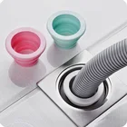 Силиконовое уплотнительное кольцо для канализационной трубы, защита от вредителей, дезодорант-дезодорант, дренажная Крышка для стиральной машины, бассейна, пола, уплотнительная пробка