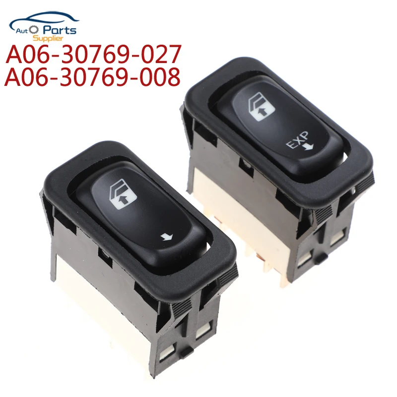 

New A06-30769-027 A06-30769-008 For Freightliner Columbia 2001-2011 Power Lifter Switch Electric Window Button