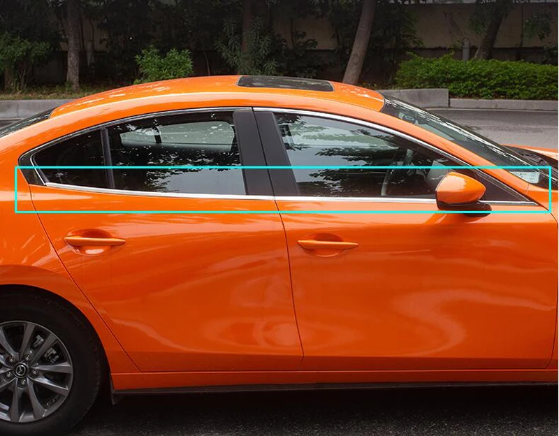 Для Mazda 3 Axela Sedan BP 2019 2020 автомобильные аксессуары Стайлинг кузова палка из