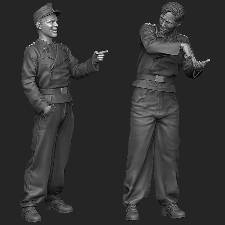 

Разобранные неокрашенные фотообои C506 с 2 фигурками, 1/35