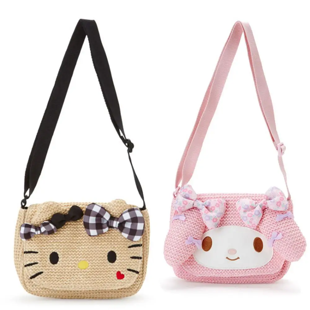 

New Kawaii Anime Girls Kids Woman Weave PP Messenger Bags For Children