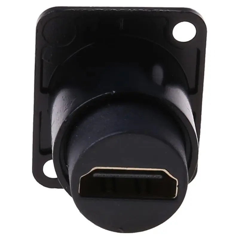 

HDMI D-type Socket Network Plug Chassis Panel Mount Audio Connector Metal HD Aviation Cable