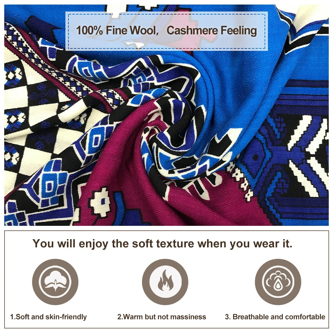 

2021 New Luxury Brand Scarf Unisex Female High Quality Wool Scarf Pashmina Tassels Women Men Wrap Pashmina Shawl Bandana