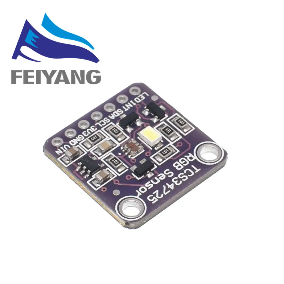 1 шт. новый цветной датчик 34725 TCS34725 RGB модуль платы разработки | Электроника