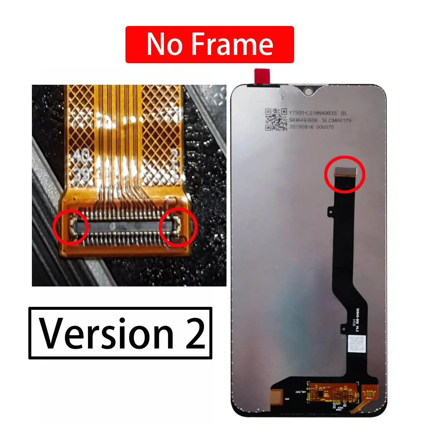 Оригинальный ЖК-дисплей 1560x720 Новый 6 49 дюйма для ZTE BLADE V SMART 2050RU V2050 + цифровой
