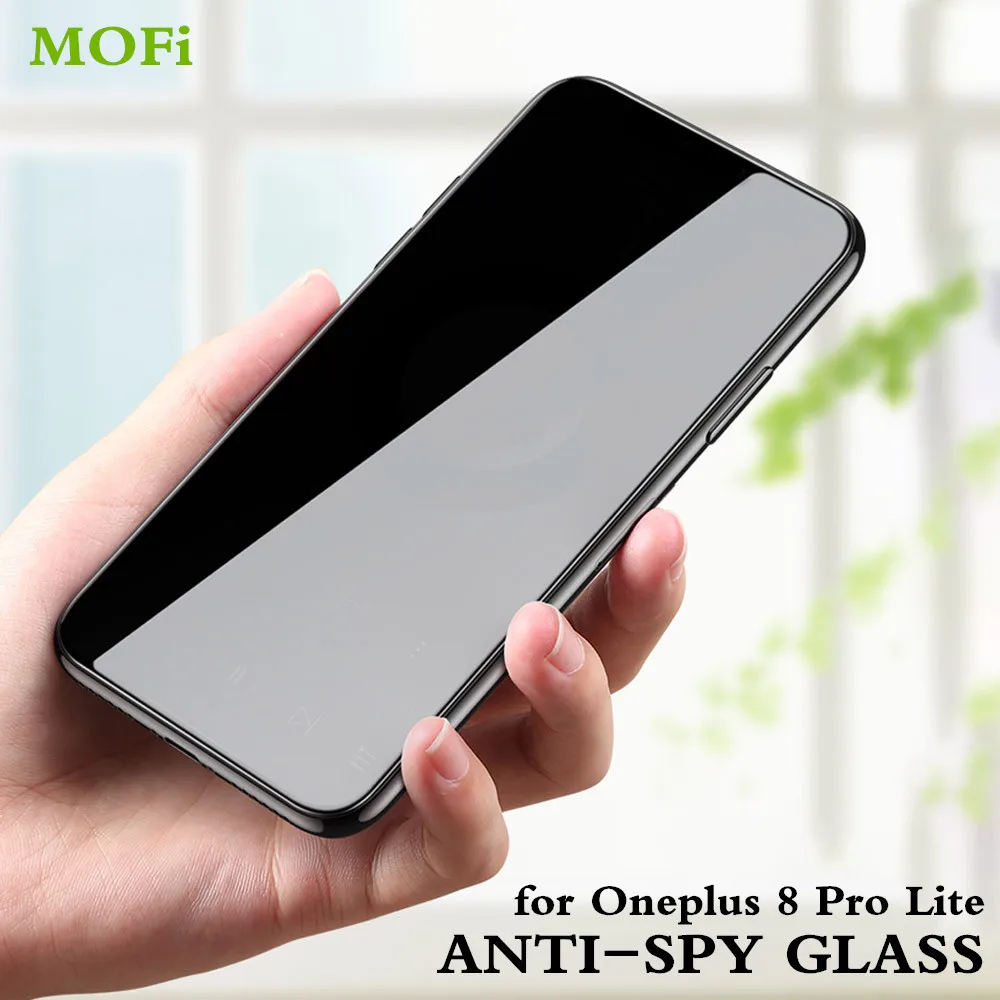 Антишпионское закаленное стекло MOFi для OnePlus 8 Pro Lite Антибликовая Защитная пленка