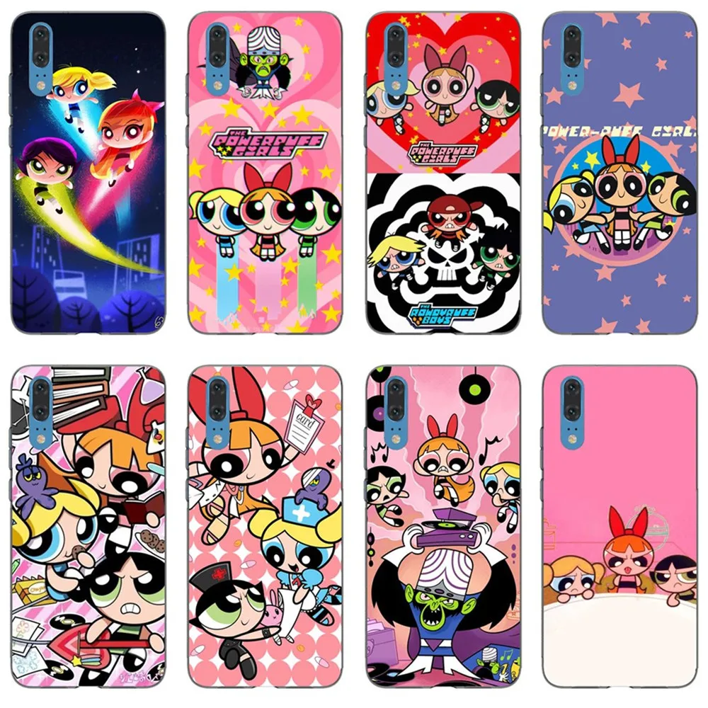 Мультфильм Летающий Девушка полиции мягкий силиконовый телефон чехол для Huawei P8 P9