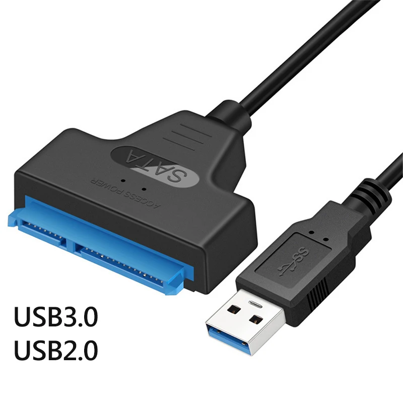 VODOOL USB 3 0 SATA кабель Sata 2 адаптер 6 Гбит/с 22Pin кабелем III для 5 дюймов внешний SSD жесткий