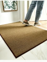 brown artificial coir advanced doormat for entrance cleaning door mat pet paw clean kitchen floor mat rugs carpet rugs