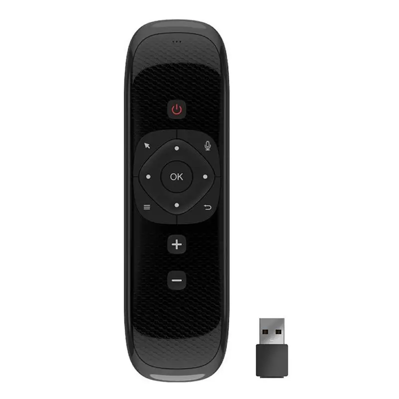 

W2 2.4G Air Mouse Wireless Keyboard with USB Receiver 6-Axis Motion Sense Remote Control for Android TV BOX PC Projector