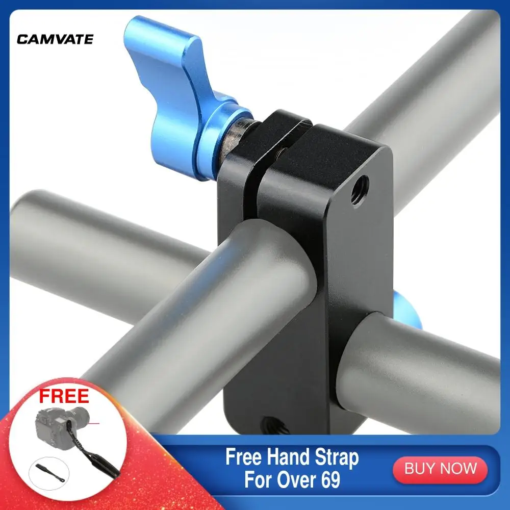 CAMVATE Универсальный стандартный 15 мм Прямоугольный (90 градусов) стержень зажим