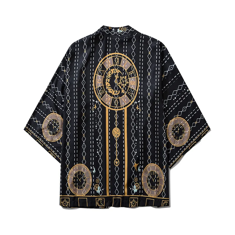 

17Colors Oriental Japanese Traditional Costumes Men Fashion Kimono Haori Cardigan for Woman Summer Thin Jacket Beach Wear Cloak