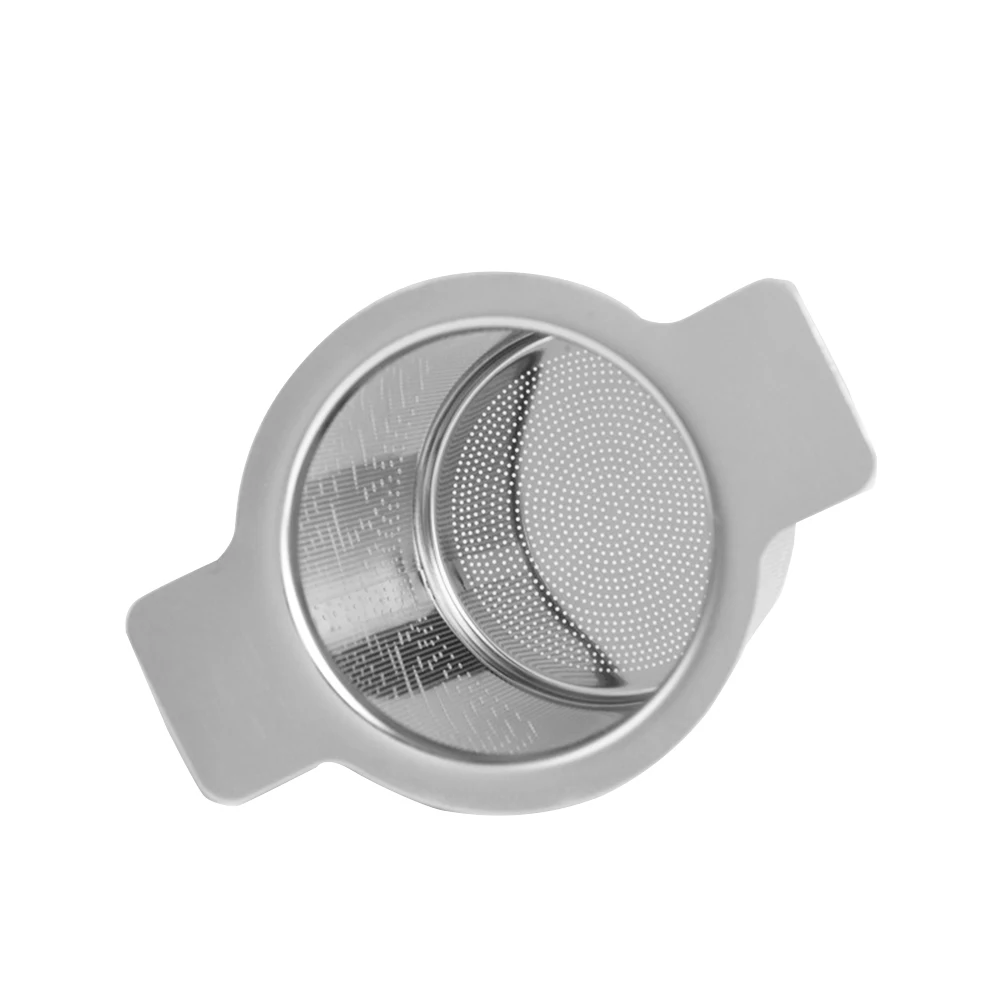 

Metal Tea Drain Double Ears Stainless Steel Tea Filter Vacuum Cup Tea Cup Filter Residue Spice Herbal Kitchen Tea Accessories