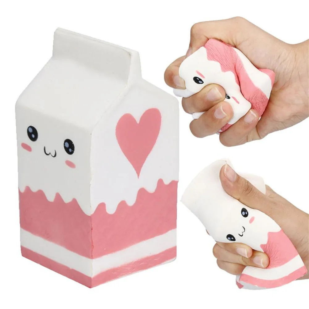 Jumbo из-под молока мягкими игрушками ПУ имитация серия игрушек медленно Boost крем