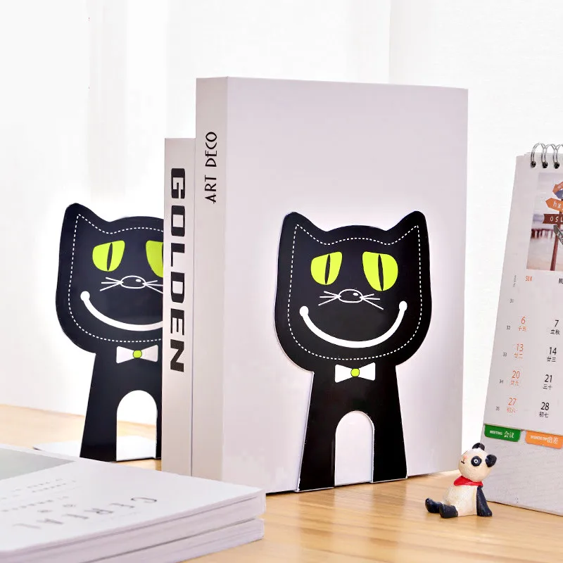 2 шт./компл. милый органайзер для книг с животными держатель подставка героями