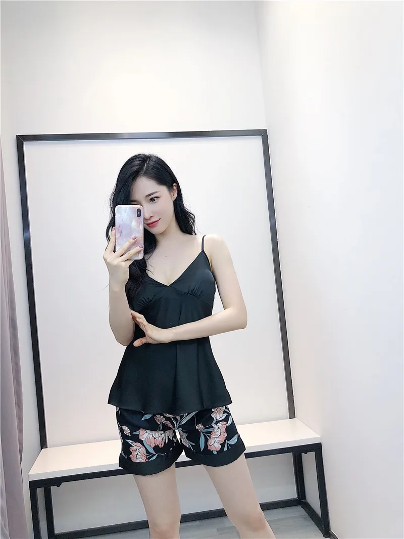 

Sexy nightdress silk nightgown Nightgown suit pajamas for women sleepwear women set sexy robe sleep tops lounge set