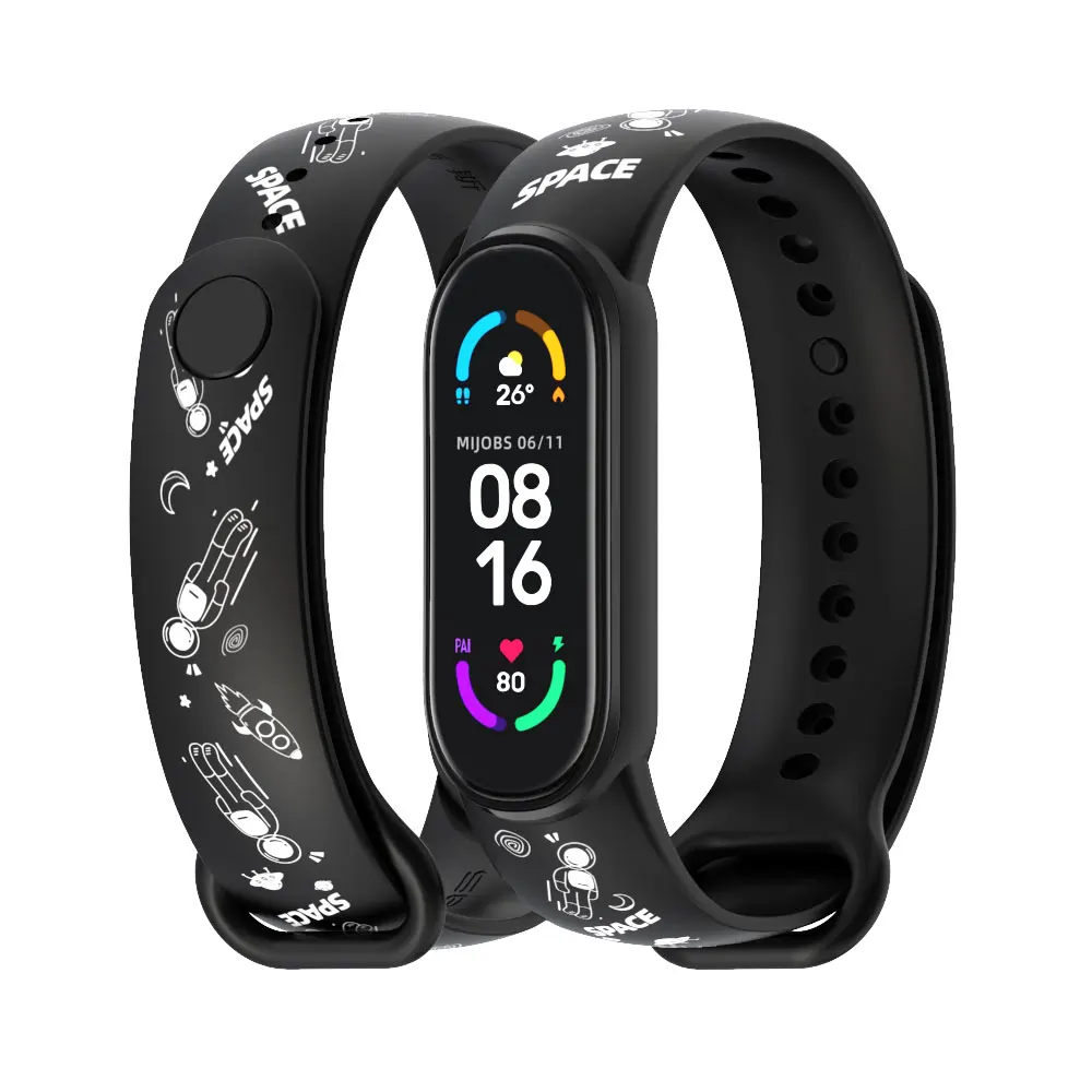 Ремешок для Xiaomi Mi Band 6 5 4 3 сменный Браслет Correa