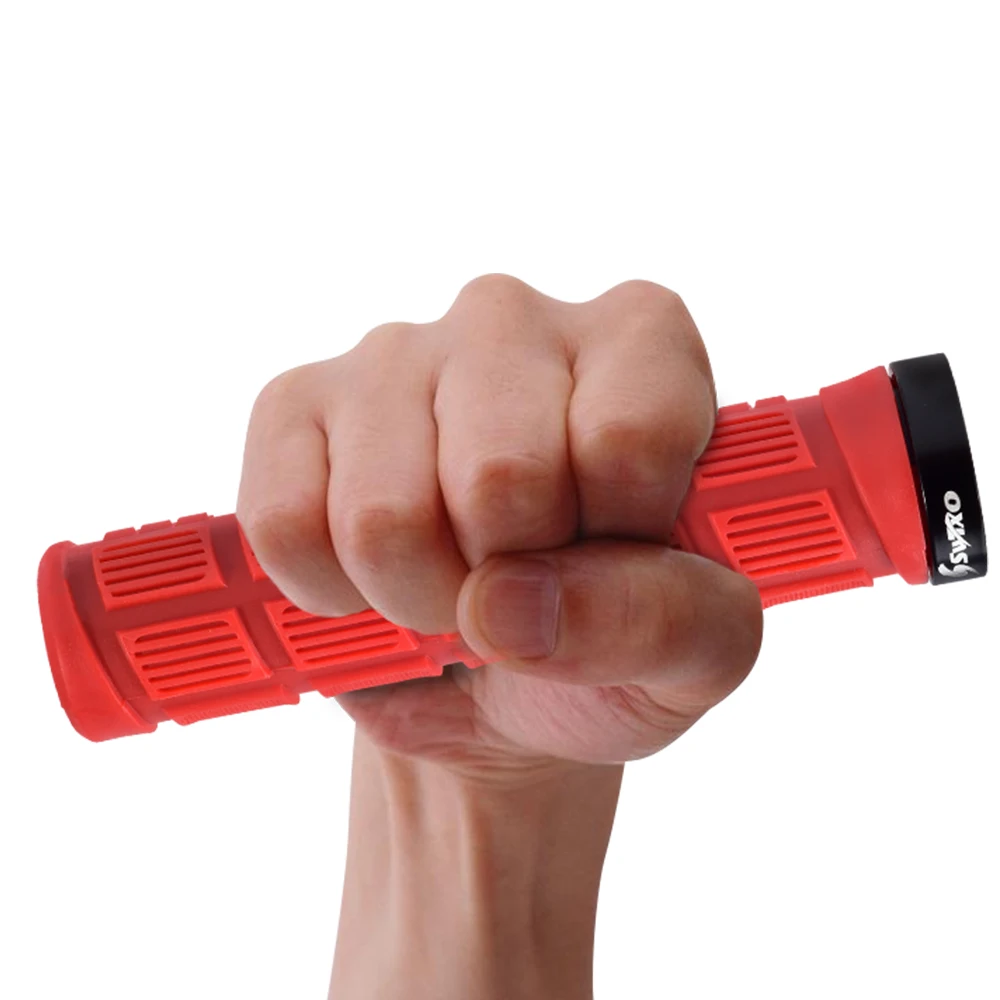 Ручки на руль велосипеда прочные противоударные резиновые противоскользящие