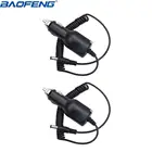 2PCS BAOFENG UV-5R Car Charger Cable Line 12-24V Input For Baofeng UV5R UV-82 UV-9R Plus 9R Pro UV-10R Walkie Talkie Car Truck