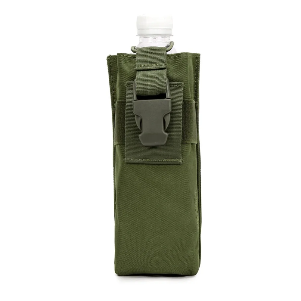 

Outdoor Tactical Water Bottle Holder Molle Radio Pouch Military Airsoft Walkie Talkie Holster Camping Hunting Canteen Water Bag