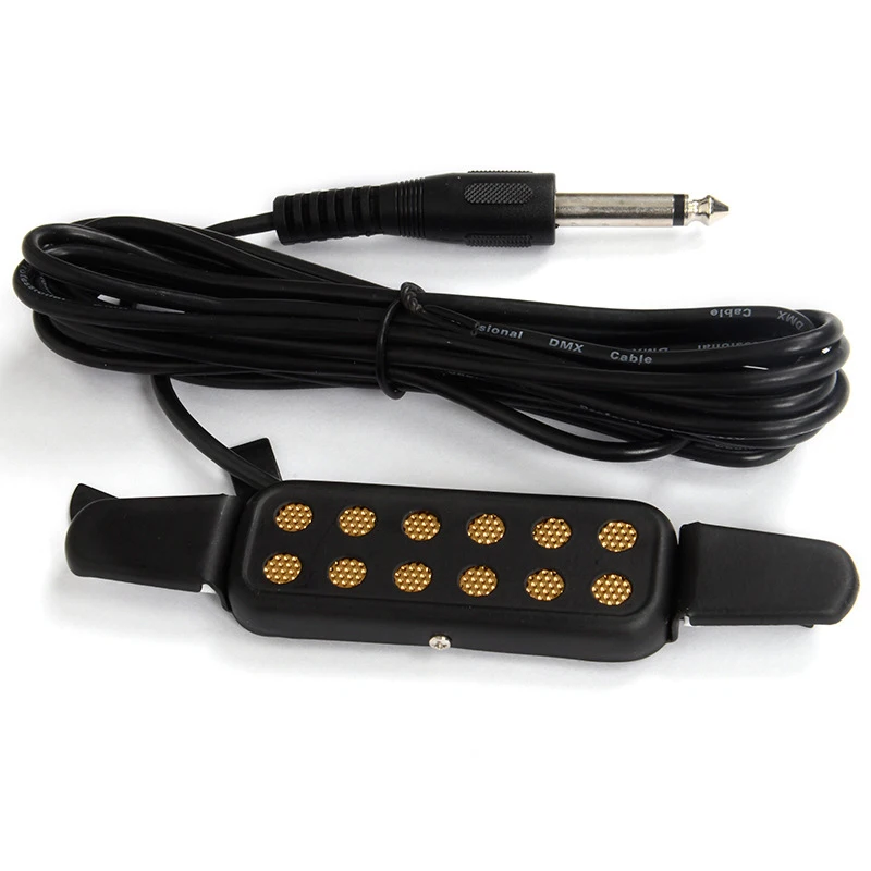 neue elektrische gitarre sound loch pickup professionelle piezo kontakt mikrofon gitarre zubehör pickup violine ukulele instrument free global sh