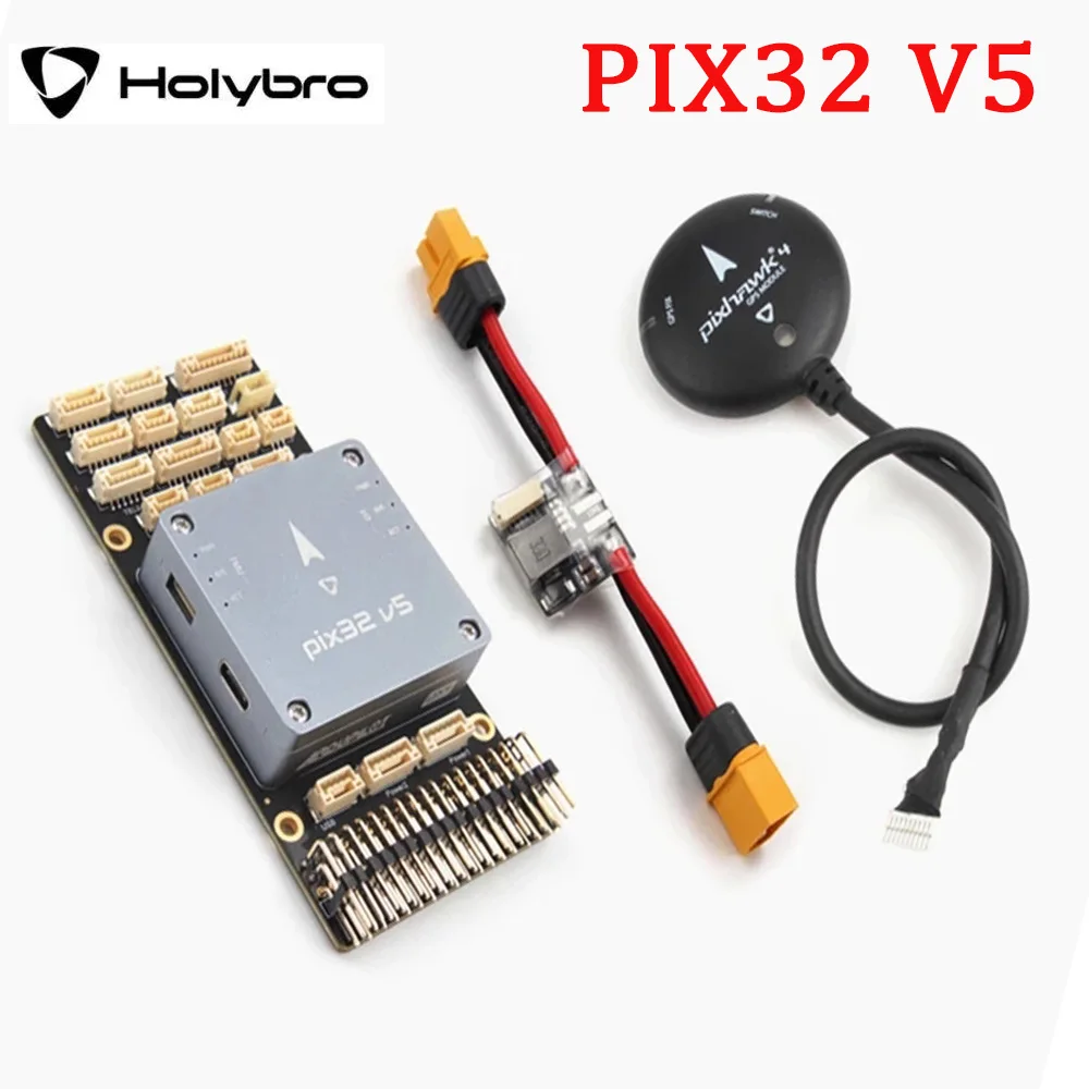 Контроллер полета Holybro PIX32 V5 Pixhawk и плата управления питанием PM02 V3 Базовая для