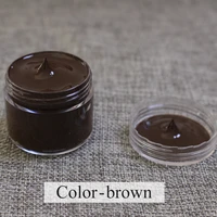 30ml brown leather coloring cream paint for leather sofa bag car seat clothe shoe leather dye repair restoration recovering