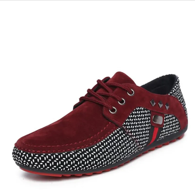 

2020 Spring Men Casual Shoes Fashion Peas Driving Male Shoes Adult Lazy Men Sneakers Slip on Flat Man Walking Footwear Big Size