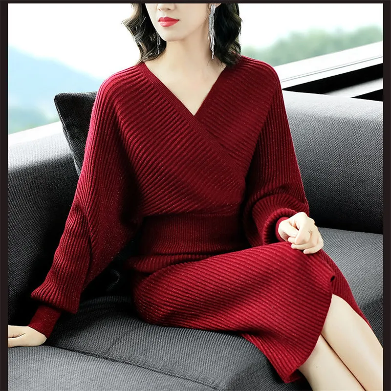

2020 Women sweaters and pullover Autumn sweater female winter warm new Korean version of lazy wind loose chic sweater shirt