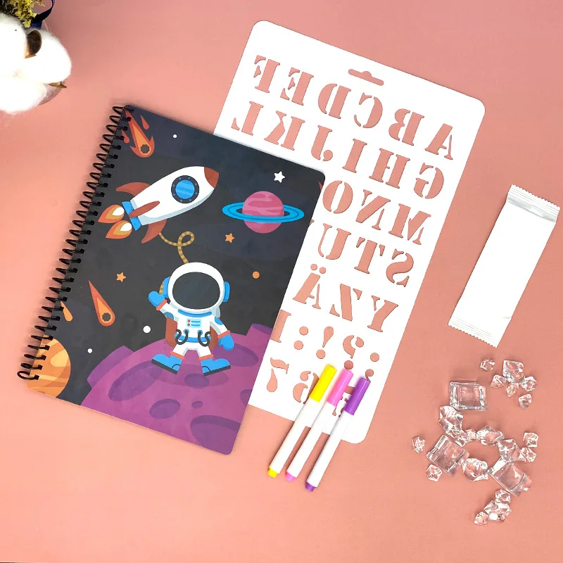 

Magic Water Drawing Book Reusable Coloring Doodle & Magic Pen Drawing Board Educational Toys For Children Kids Birthday Gifts