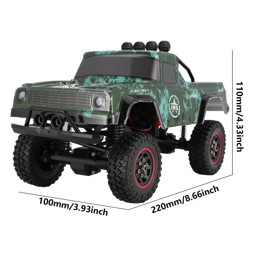 

AX-8801 2.4G 1:18 Scale RTR RC Rock Crawler Car Off Road Climbing RC Vehicle Truck Remote Control RC Car Toy