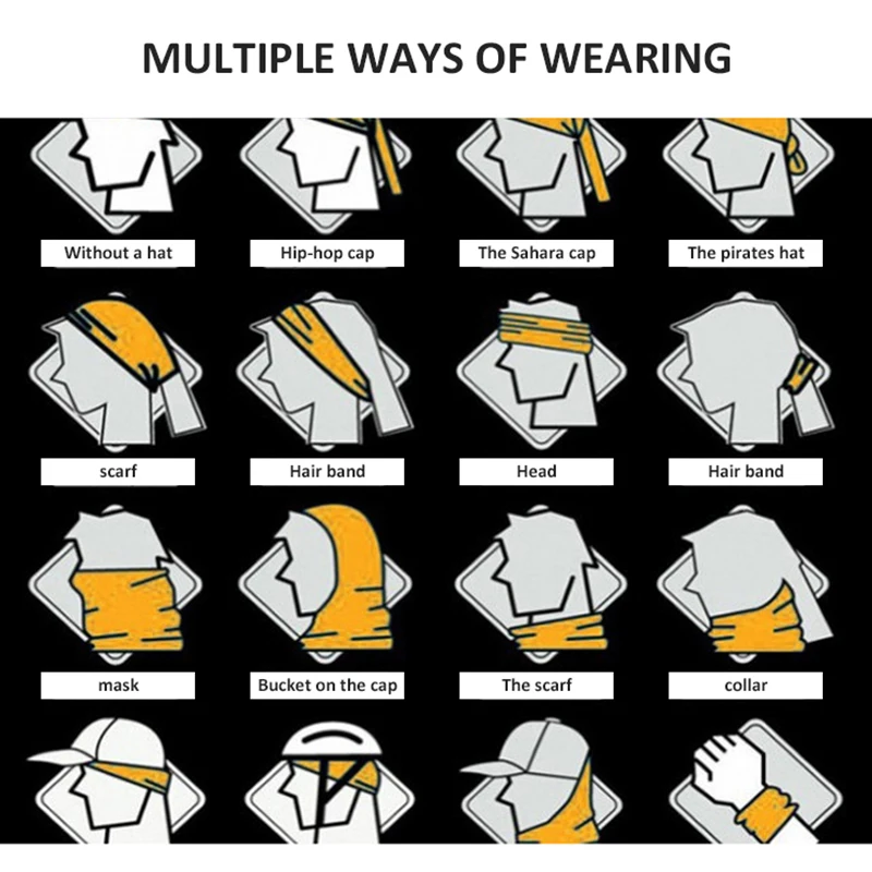 Skull Mask Bandana Cycling Neck Face Half Military Game Outdoor Headband Tube Scarf Men Women Scarves | Спорт и развлечения