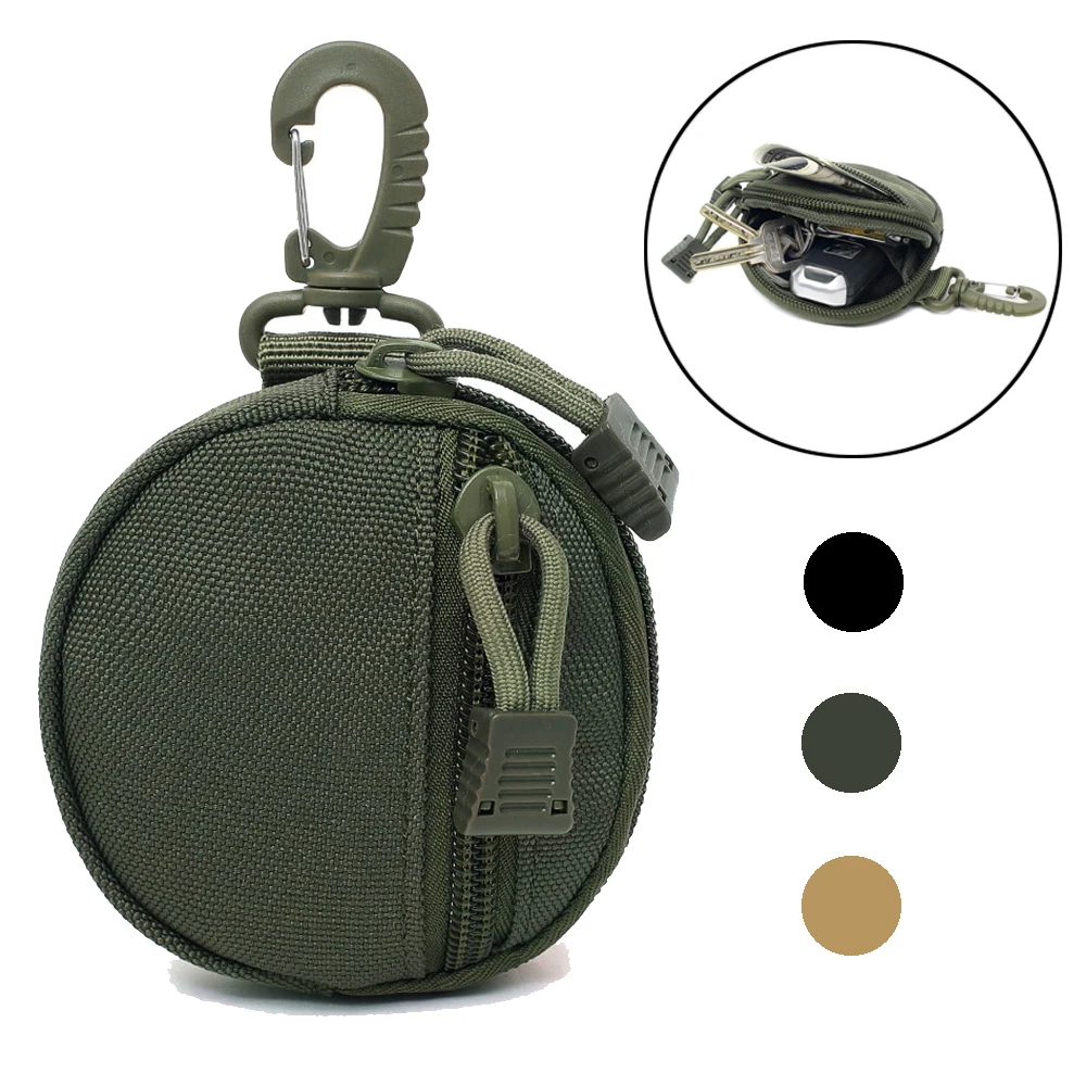 1000D охотничий EDC пакет тактический Molle Функциональная сумка практичная монета кошелек военный ключ наушники чехол Кемпинг Туризм