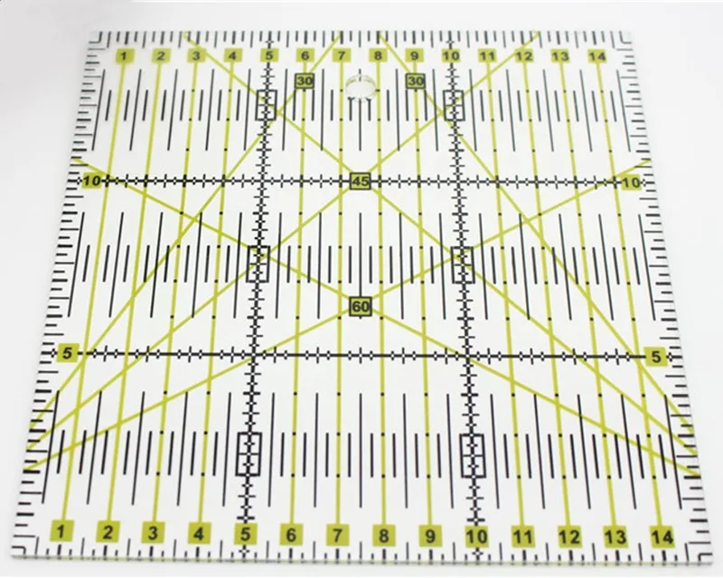 Линейка акриловая 15x15 см 1 шт. Измерительные Материалы | Канцтовары для офиса и