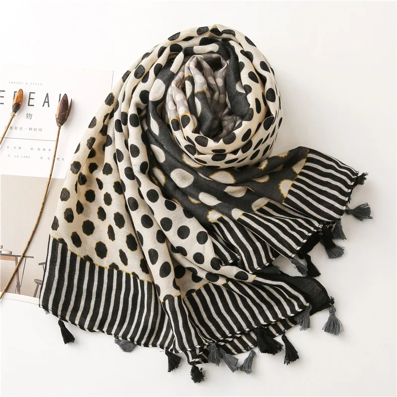 

New Bandana Foulard Spring Women Scarf 2020 Fashion Print Cotton Hijabs Scarves Ladies Shawls And Wraps Pashmina Stoles Poncho