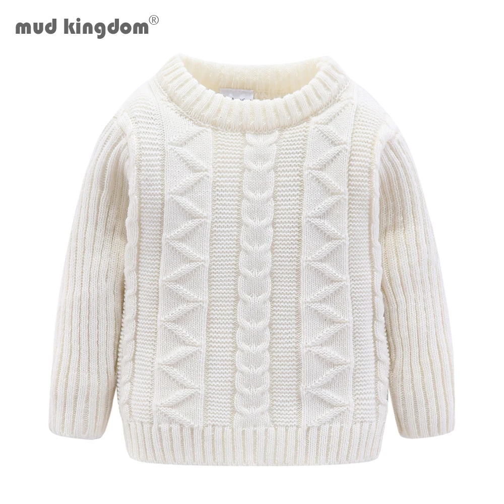 Mudkingdom/комплекты для маленьких мальчиков свитер пуловер сплошной осень зима