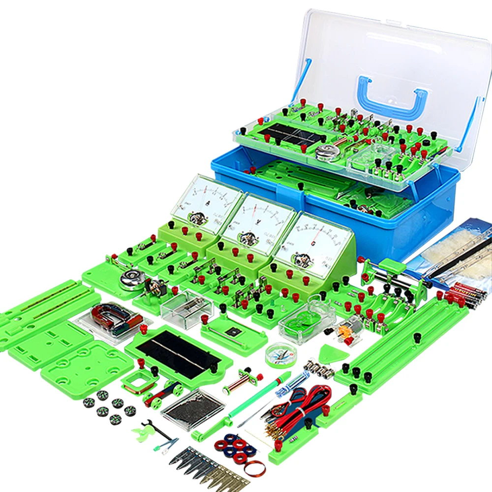 

Electricity Experiment Kit Junior High School Electromagnetics Physics Experiment Equipment Kit Circuit Experiment Kit