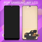 1 шт. протестированный Оригинальный дисплей A415 для Samsung Galaxy A41, ЖК-дисплей с сенсорной панелью, дигитайзер в сборе, замена