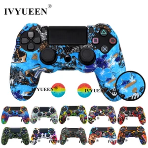 Силиконовый защитный чехол IVYUEEN для PlayStation 4, PS4 Pro, тонкий, для джойстика Dualshock PS 4