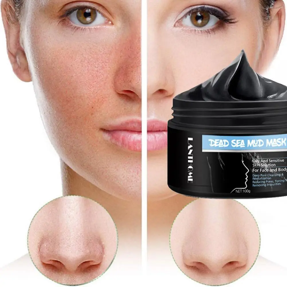 Грязевая маска из мертвого моря для лица и тела Спа Качество стягивания пор чтобы