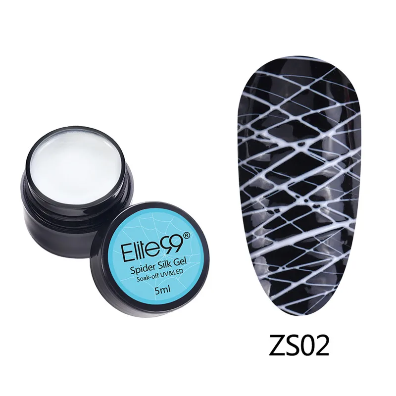 ZS02 Elite99 чистая краска гель 8 г краска для ногтей Рисование Акриловые блестки цвет УФ светодиодный Отмачивание средство для снятия лака Лак 12 цветов гель лак - Цвет: ZS02