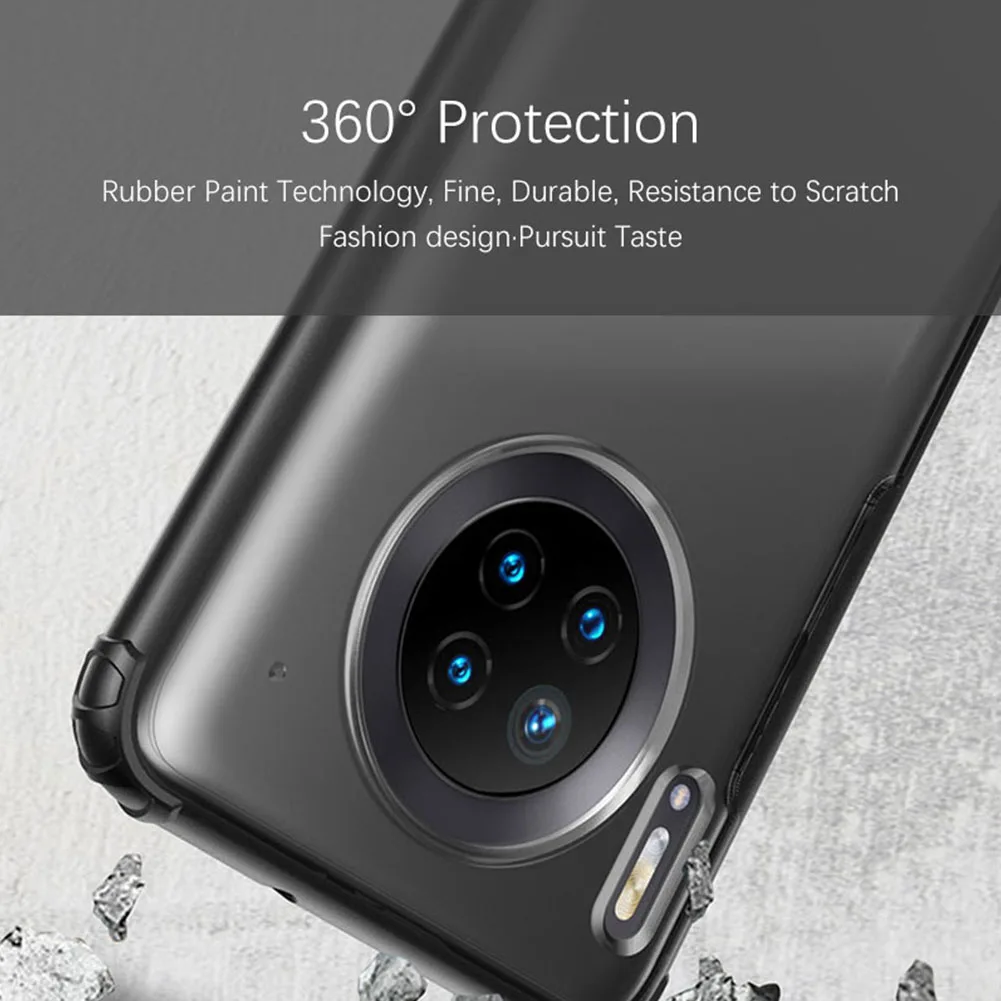 Frosted Matte Phone Case for Huawei Mate 30 Pro Soft TPU Frame Shockproof Shell Hard PC Full Back Sweatproof Anti-knock Coverage |