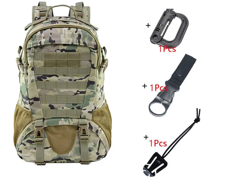 Военный рюкзак тактический армейский водонепроницаемый Оксфорд Molle Сумка Спорт на открытом воздухе Кемпинг путешествия треккинг камуфляж рюкзаки - Цвет: CP