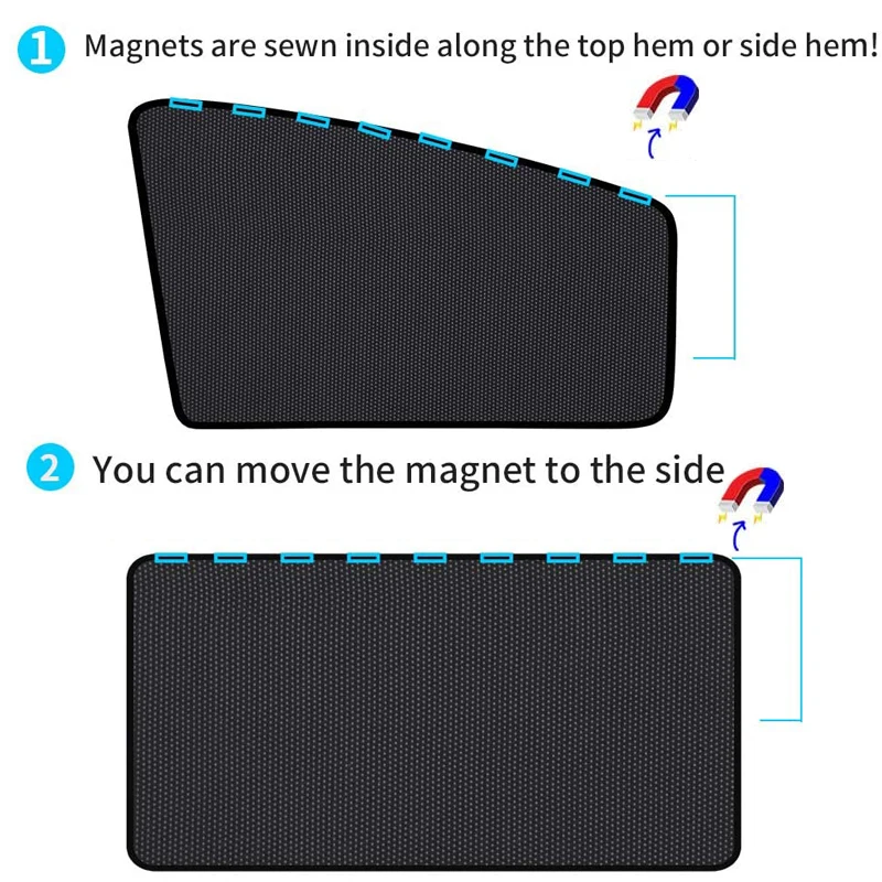 Магнитный автомобильный солнцезащитный козырек автомобильная занавеска с