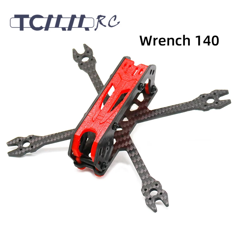 

TCMMRC FPV Drone Frame Kit Carbon Fiber Wrench 140 140mm 3Inch 3mm Arm With 3D Printed Parts for RC FPV Racing Drone DIY